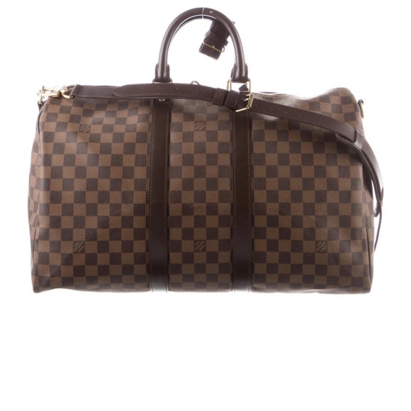 Louis Vuitton Ebene Keepall Boudouliere 45 Travel - Picture 3 of 4